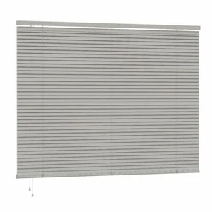 SPEEDY 25MM SLAT PVC GREY VENETIAN FIXED BLIND KIT & CHILD SAFE 160/ 200 CM DROP - Picture 1 of 2