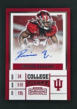 2017 Panini Contenders Draft Picks #255 Devine Redding AUTO College Ticket RC