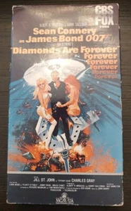Sean Connery As James Bond 007 Diamonds Are Forever VHS 1995 - Bild 1 von 3
