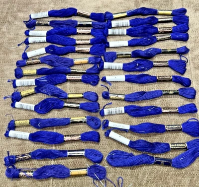 J&P Coats Embroidery Lot of 26 Skeins 6 Strand Floss Color 55 8.2m - Image 1 of 3