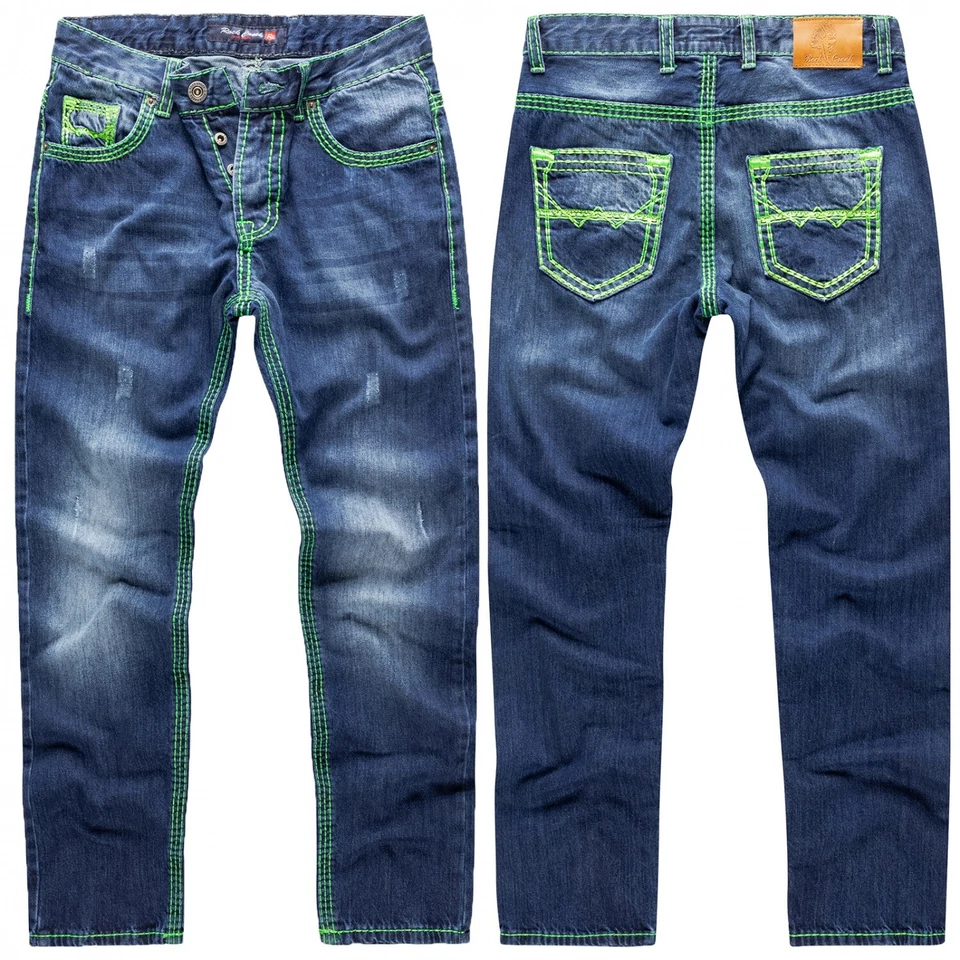 Rock Creek Herren Jeans - Blau (RC-2271)