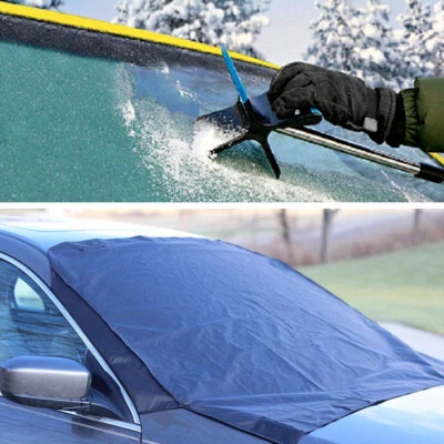 Car Windshield Cover Frost Ice Shield Snow Dust Protector Sun Shade Accessories - Image 1 of 4