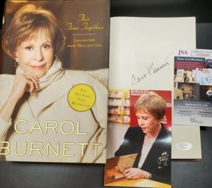 Autographed Carol Burnett SIGNED Book This Time Together HC AUTOGRAPH JSA COA - Picture 1 of 3