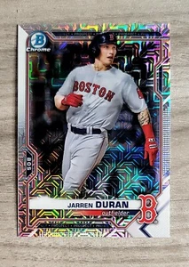 2021 Bowman Chrome Mojo Refractor (Jarren Duran #BCP-170) Prospect Red Sox - Picture 1 of 2