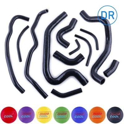 For 1984-1989 Toyota MR2 MK1 AW11 Chassis 4A-GE MT Silicone Coolant Hose Black - Изображение 1 из 4