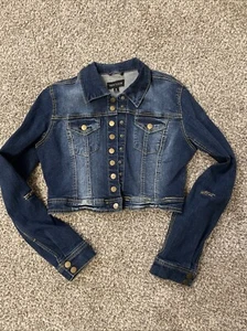 New Look Medium Denim Jacket Girls M - Picture 1 of 5