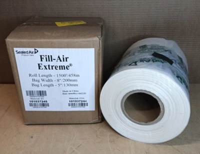 Sealed Air 101037244 Fill-Air Extreme Air Pillow Packaging Film, 8" W x 1500 Ft - Image 1 of 3