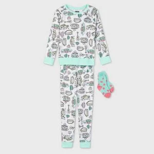 FRIENDS TV SERIES 3 PIECE FLANNEL PAJAMAS GIRLS SIZE XS S M L NEW - Picture 1 of 1