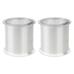 2X  da Pesca in Nylon Monofilamento da 500M 0.32mm Trasparente Z4Z63863 - Foto 1 di 1