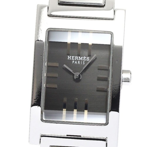 HERMÈS Orologio Hermes Tandem TA1.210 Quarzo Donna Quadrante Grigio