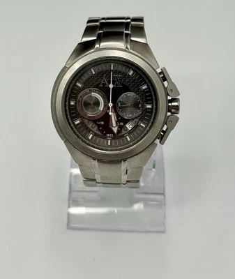 Armani Exchange AX1039 计时码表男士不锈钢腕表 — 第 1/4 张图片