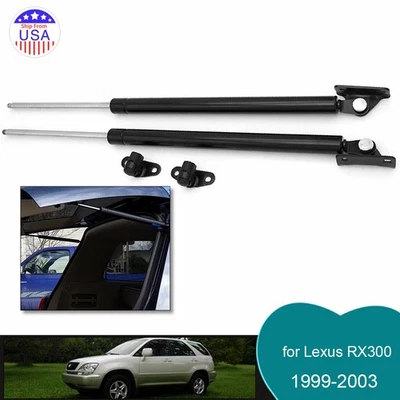 2pcs Tailgate Lift Support Gas Struts For Lexus RX RX300 1999-2003 Foto 1 de 4
