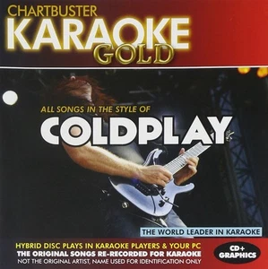 Chartbuster Karaoke Gold: All Songs In The Style Of Coldplay MÚSICA AUDIO CD cantar - Imagen 1 de 1