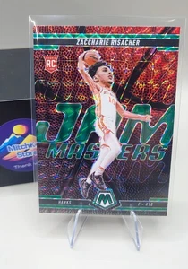 2024-25 Panini Mosaic🏀 Zaccharie Risacher #8 😎JAM MASTERS GREEN PRIZM RC Hawks - Picture 1 of 2