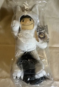 Vintage Warner Bros Where The Wild Things Are Mini Max Plush Wolf 8.5” NWT - Picture 1 of 5