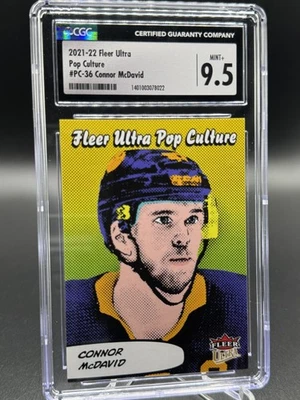 Fleer Ulta Connor McDavid Pop Culture PC-36 CGC 9,5 2021-22 Foto 1 de 2