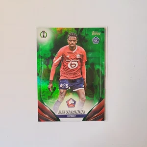 2023-24 Topps UCC Alan Virginius Green Inferno Parallel Refractor RC /125 175 - Bild 1 von 2