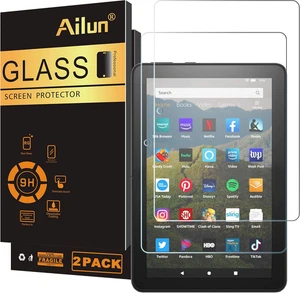 Tempered Glass Screen Protector for Kindle Fire HD 8/8 Plus - Ultra Clear, Scrat - Picture 1 of 7
