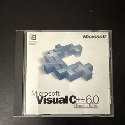 Microsoft Visual C ++ 6.0 Standard Edition for Windows NT / 98 w/ Key Excellent - Image 1 of 3