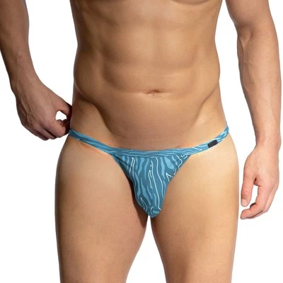 Olaf Benz RED2461 Rio Tanga Hombre Ropa Interior Hombre Escasa Calzoncillo Estampado Ondulado tiro bajo Foto 1 de 2