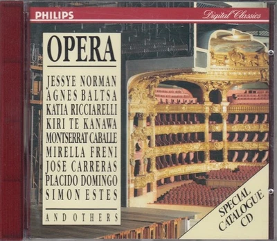 Opera - Special Catalogue CD:JOSE CARRERAS,PLACIDO DOMINGO,JESSYE NORMAN,ESTES - Bild 1 von 4