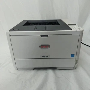 Oki B412 N22500A Networkable Duplex Monochrome Laser Printer W/ Cord - Picture 1 of 16