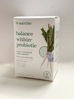 Amway Nutrilite Balance Within Probiotic 30 Sticks For immunity and digestion - Image 1 of 3