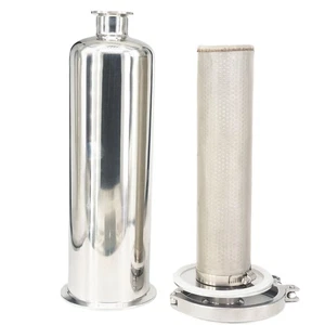 Passend für 19/25/32/38/51/63 mm Rohr Tri Clamp 304/316 Edelstahl Inline Filtersieb - Bild 1 von 7