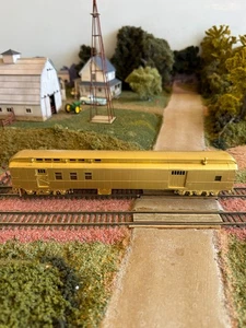 Equipaje HO W&R Brass Northern Pacific # 1443-1452-RPO. Sin pintar. IOB. - Imagen 1 de 9