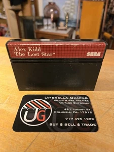 Sega Master System Alex Kidd The Lost Star - Picture 1 of 2