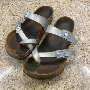 Birkenstock Mayari Womens Pearl Toe Loop Sandals Slides Size 36 230 - Picture 1 of 5