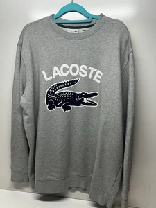 Lacoste Herren Sweatshirt Grau Logo 2XLB - Bild 1 von 8