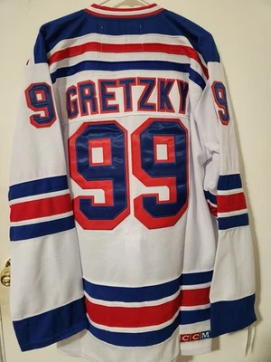 Camiseta Wayne Gretzky "Throwback" CCM New York Rangers NUEVA CON ETIQUETAS Foto 1 de 3
