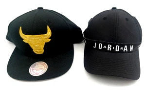 Lote de 2 Sombreros Bulls And Jordan Gran Codición y Regalos para Regalar - Imagen 1 de 9