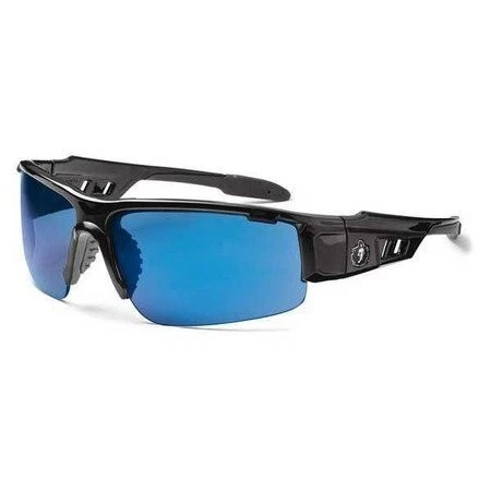ERGODYNE Safety Glasses,Blue Mirr,Scratch-Res. - Image 1 of 1