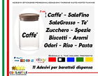 Set 11 stickers for jars salt sugar coffee tea biscuits pantry kitchen
