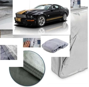 TELO COPRIAUTO TELATO FELPATO PER FORD MUSTANG SHELBY GT-H ANNO 2014 IMPERMEABIL - Foto 1 di 12