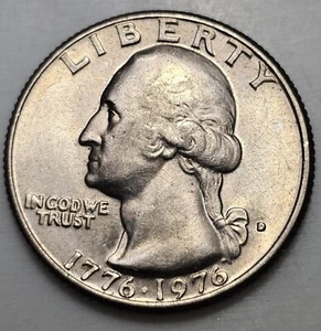 1976-D Bicentennial Washington DDO-002 Quarter Variety NE Spread Coin Denver - Picture 1 of 20