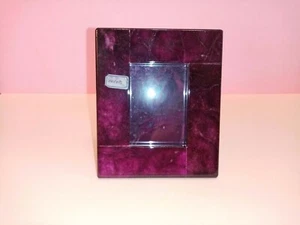 portafoto alabastro naturale colore bordeau mis. 13 x 15 Cm - Foto 1 di 1