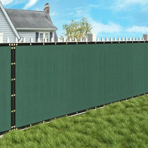 50 x 6ft Privacy Screen Durable Garden Shade Cover Windscreen Mesh Yard Fence - Picture 1 of 11