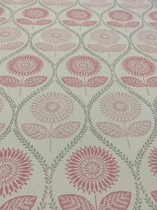 Laura Ashley Sunflower Raspberry/ steel Wallpaper. Batch Numbers Vary😊 - Picture 1 of 9