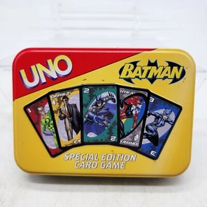 Batman Uno Special Edition Card Game in Collectible Tin Sababa Toys Preowned - Picture 1 of 5