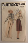 Butterick 3322 Vintage 80S Sewing Pattern Skirt Size: 14