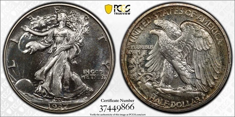 1937 50c PR 66 Cover