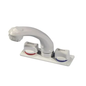 Whale RT2210 White Mixer Tap Combo. Boat/Caravan/Motorhome/Camper - Picture 1 of 3