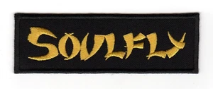 Soulfly Sew-on Patch | American Heavy Groove Thrash Death Nu Metal Band Logo - Picture 1 of 1