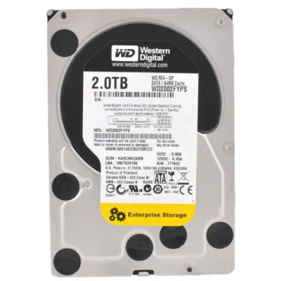 Western Digital Black 2TB Re4-GP WD2002FYPS 7200U/min 64MB Sata II 3,5'' Zoll - Bild 1 von 4