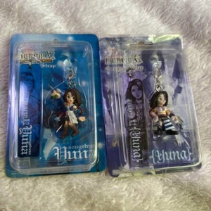 Final Fantasy x FF10 figure key chain set 2 Lot Yuna retro Square Japan m603 - Picture 1 of 4