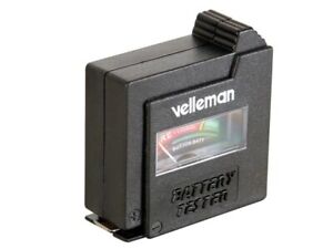 Velleman - BATTEST - Batterietester im Taschenformat für: AAA (LR3), AA (LR6), C