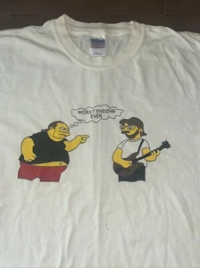 Camiseta Y2K Simpsons Comic Book Guy & Trey Anastasio/Phish Talla Grande - Imagen 1 de 13